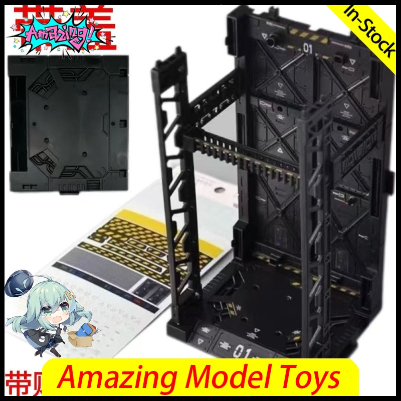 Bandai Model Gundam Rg - มีสินค้าในสต็อก ฐานตั้งโชว์โมเดลกันดั้ม GNaku HG/RG/1/144 ชั้นวางเก็บโมเดล ฐานตกแต่งสำหรับฉากโมเดลกันดั้ม