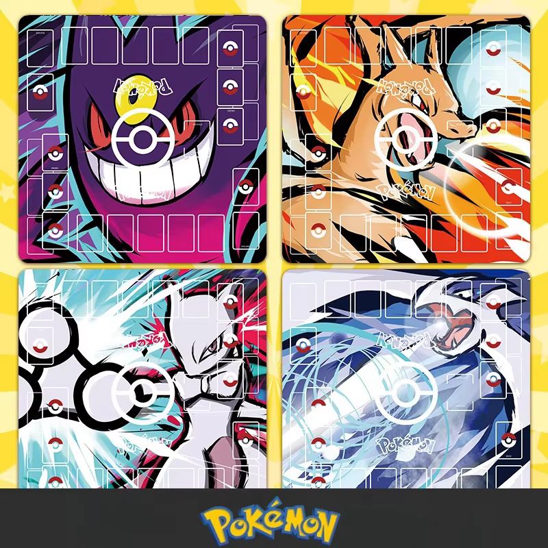 Graded Card Display - แผ่นรองเล่นเกมโปเกมอน PTCG ปี 2025 เกมต่อสู้สำหรับ 2