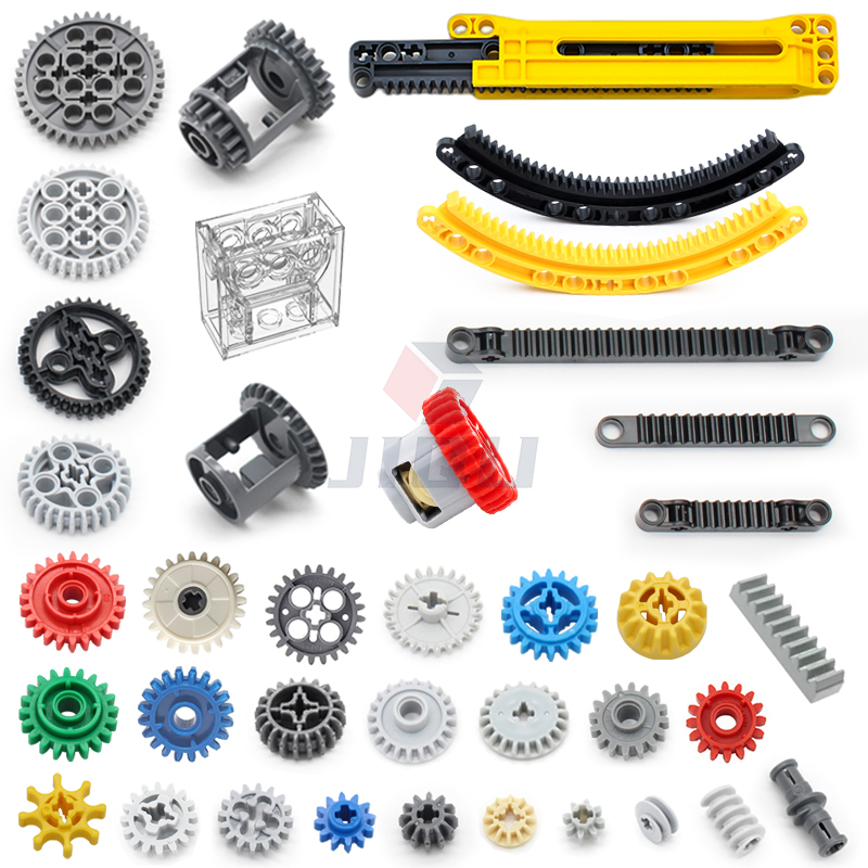 Lego Set Creator - MOC อิฐการวิเคราะห์เกียร์ Series หนอน Rack กล่อง