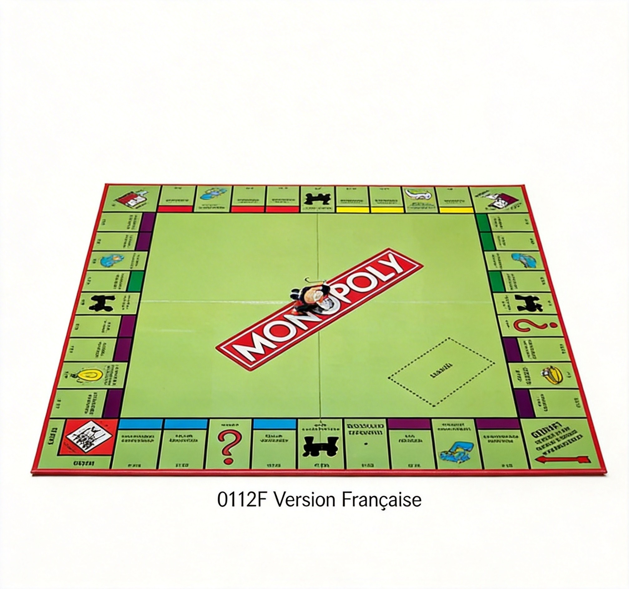 Hasbro Game Monopoly - MONOPOLY - ชิ้นส่วนคุณภาพสูงระดับพรีเมียมสำหรับผู้ที่ชื่นชอบเกมกระดานและงานสังสรรค์ - เวอร์ชันภาษาฝรั่งเศส