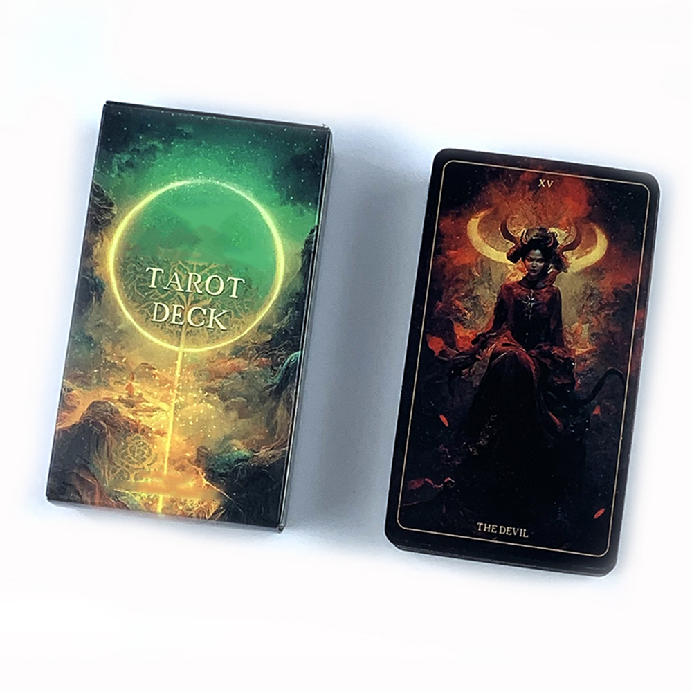 Graded Card Display - ชุดไพ่ทาโรต์ 78 ใบ สำหรับทำนายดวงชะตา เกมบนโต๊ะ ความบันเทิงสำหรับครอบครัว
