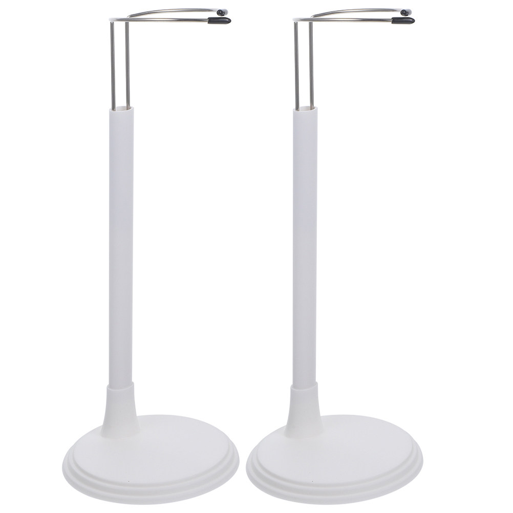 Action Figure Stand - ขาตั้งโชว์ฟิกเกอร์แนวตั้ง 2 ชิ้น วัสดุ PVC และสแตนเลส