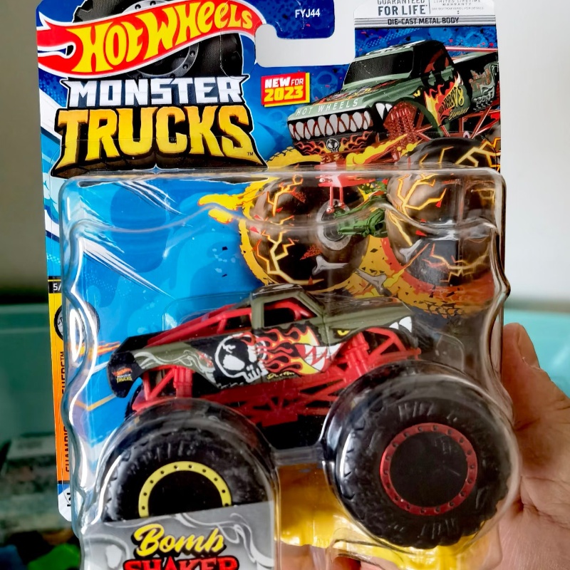 Hot Wheels Car Monster Trucks - ชุดรถบรรทุกมอนสเตอร์ Sales Wheels 2025 รุ่นจำลองแบบหล่อขึ้นรูป ขนาด