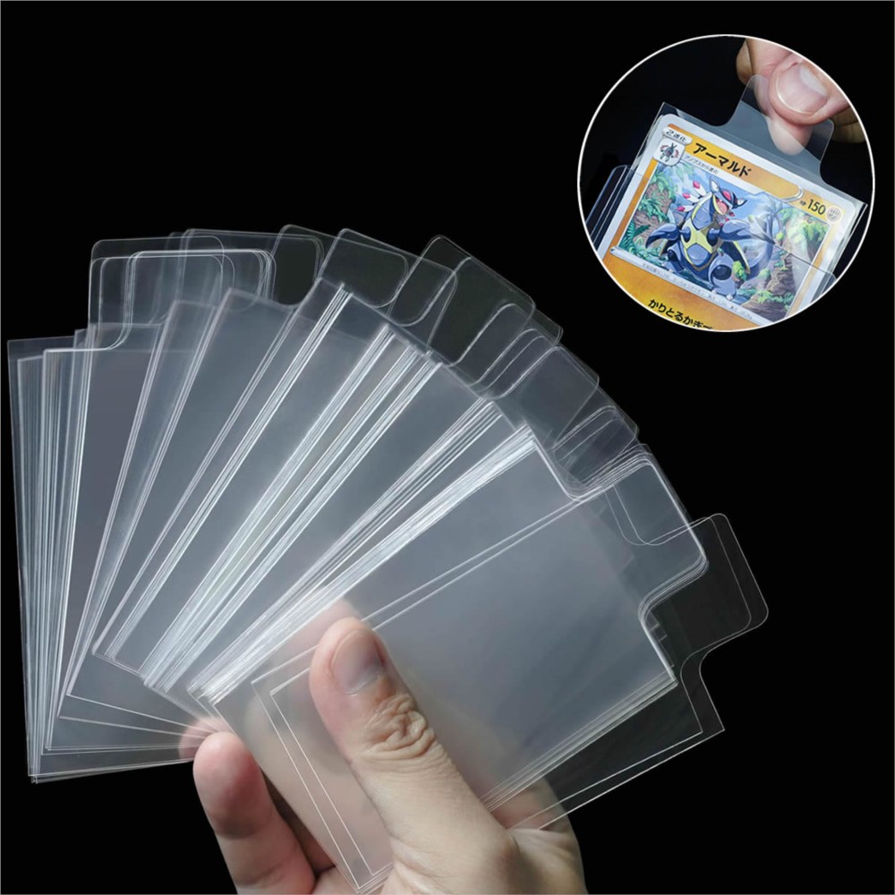 Card Penny Sleeve - ซองใส่การ์ดใสแบบมีแถบยก 100-500 ชิ้น ขนาด 65*90 มม.