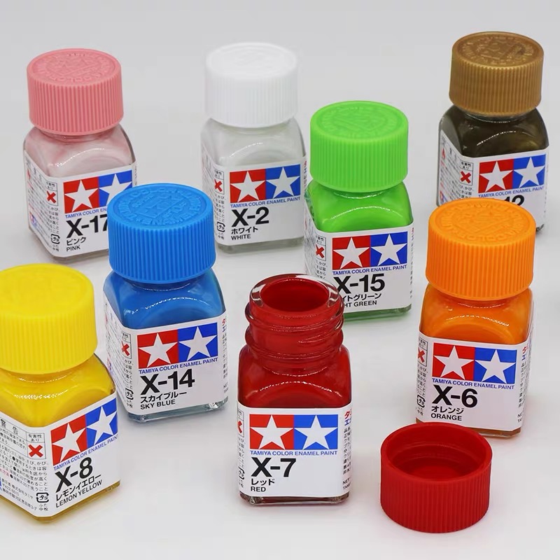 Tamiya Model Paint Set - Tamiya สีเคลือบสี10Ml สำหรับการสร้างแบบจำลองเครื่องมือหัตถกรรมใช้กับเกือบทุกพื้นผิวไม้,โลหะหรือพลาสติก