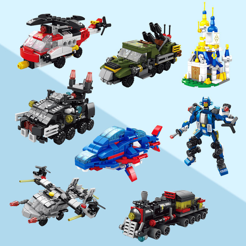 6 IN 1 เมืองวิศวกรรมรถตํารวจรถ - Lego Set City บทวิจารณ์และราคา