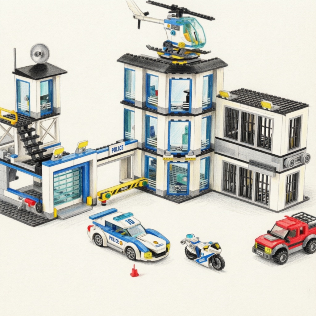 ชุดตัวต่ออาคารสถานีตำรวจพิเศษ  - Lego Set Creator บทวิจารณ์และราคา
