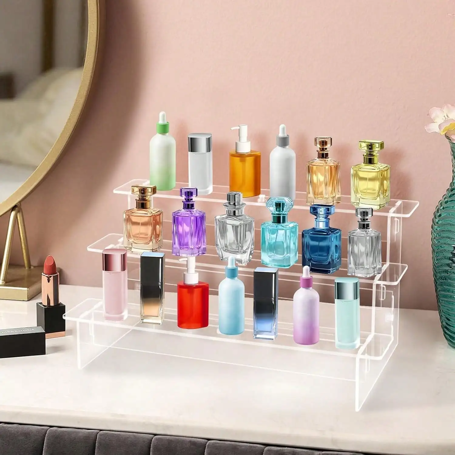 อะคริลิค Risers น้ําหอม Organi - Display Risers Set บทวิจารณ์และราคา