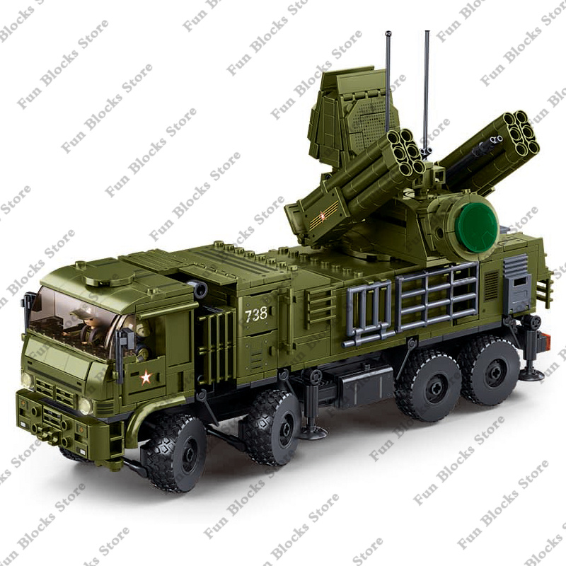 SLUBAN ทหาร Antiaircraft ขีปนา - Lego Set Creator บทวิจารณ์และราคา