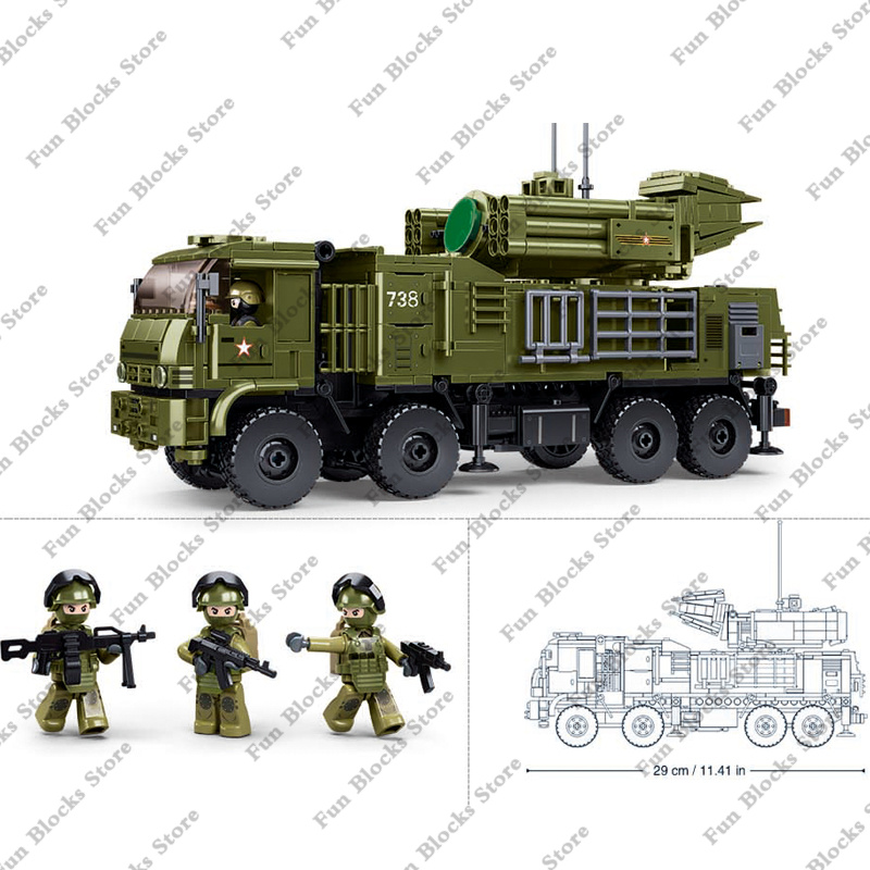 SLUBAN ทหาร Antiaircraft ขีปนา - Lego Set Creator บทวิจารณ์และราคา
