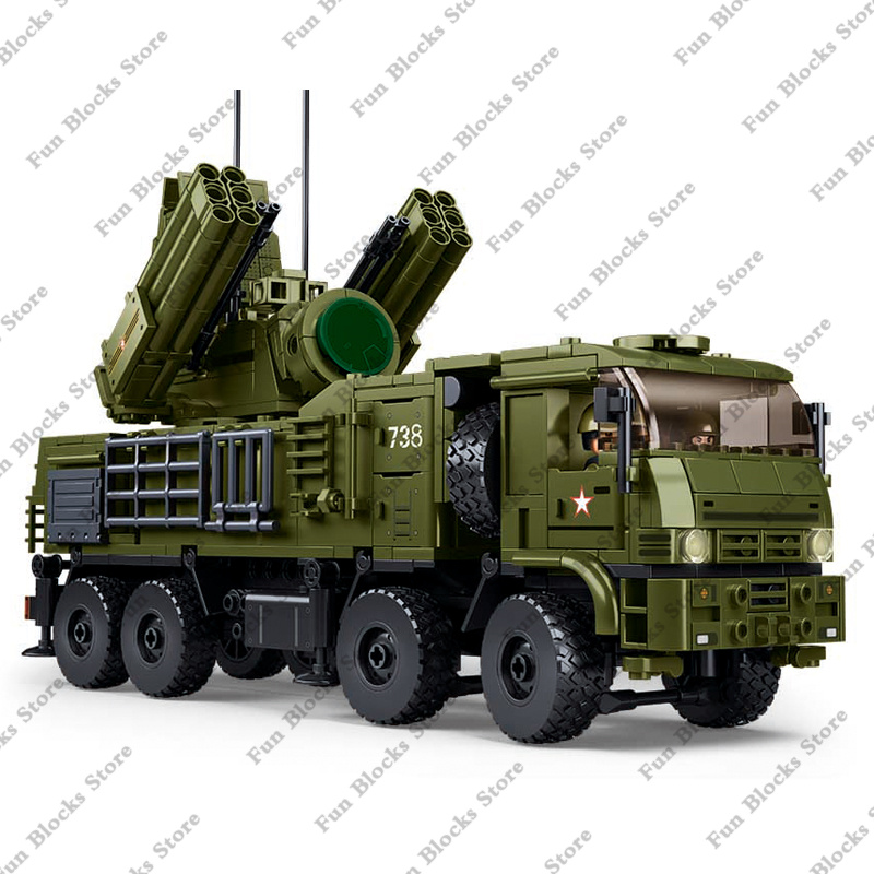 SLUBAN ทหาร Antiaircraft ขีปนา - Lego Set Creator บทวิจารณ์และราคา