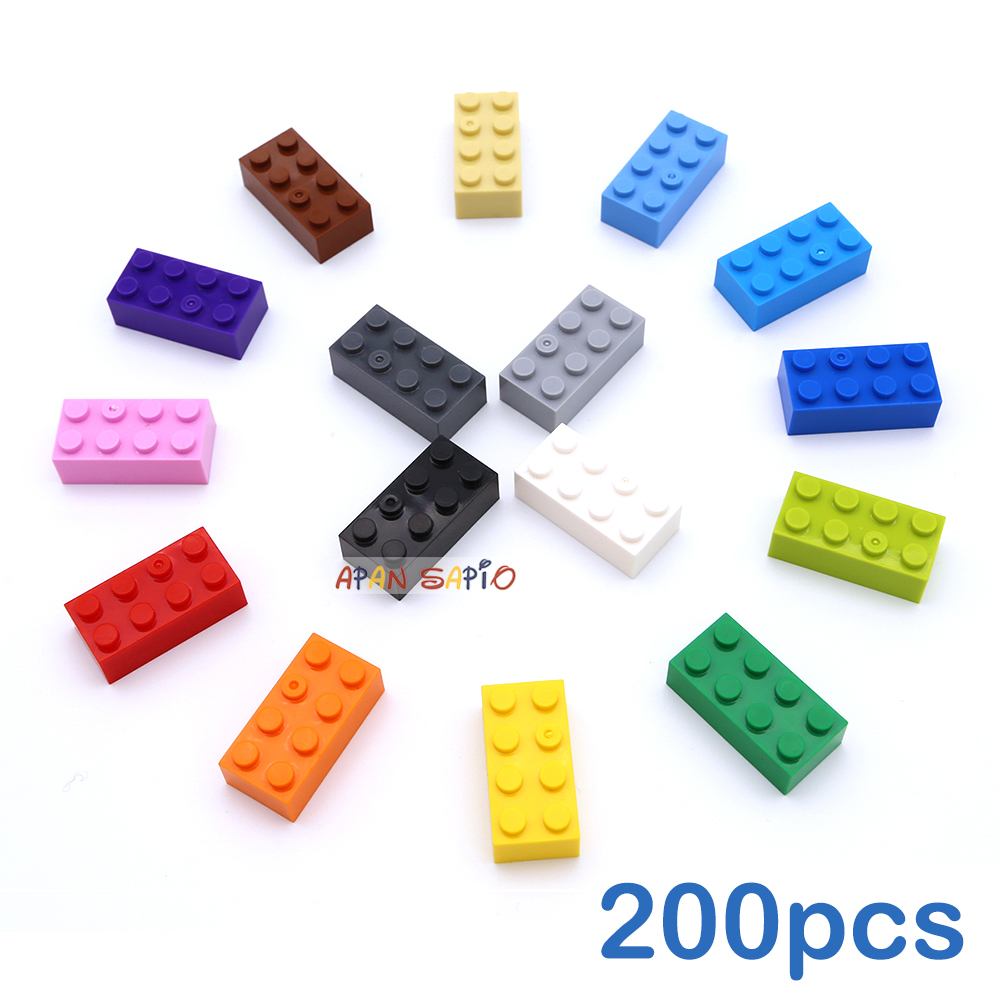 200 PCS 2x4 Dot DIY Building B - Lego Set City บทวิจารณ์และราคา