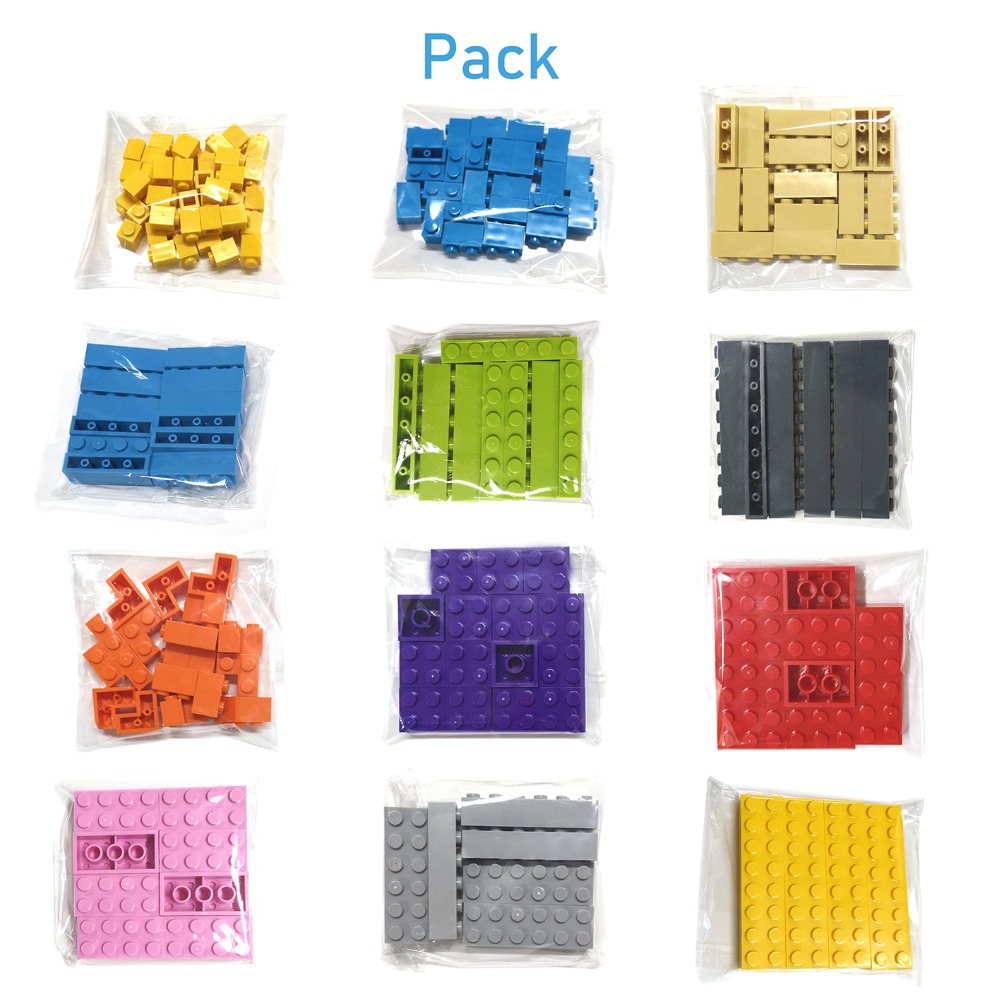 200 PCS 2x4 Dot DIY Building B - Lego Set City บทวิจารณ์และราคา