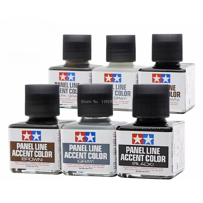 สีเคลือบเงาแบบแผงขนาด 40 มล. ส - Tamiya Model Paint Set บทวิจารณ์และราคา