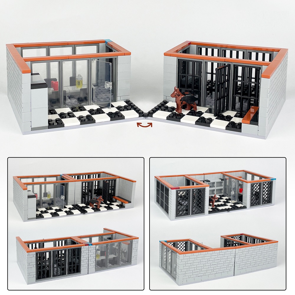 302PCS คุก City Police Station - Lego Set Creator บทวิจารณ์และราคา