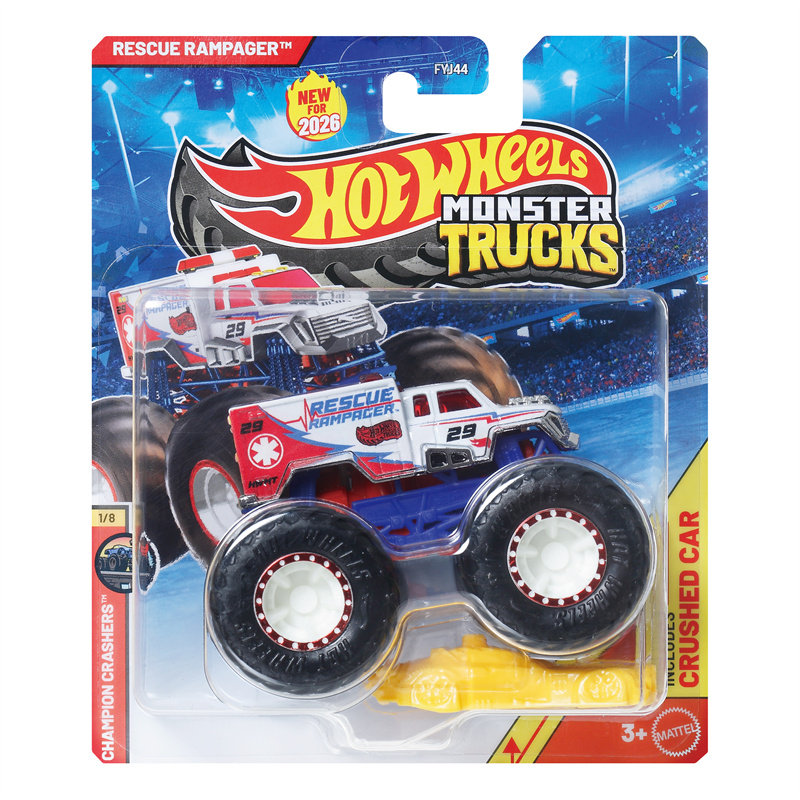 รถฮอทวีลส์ รถบรรทุกมอนสเตอร์ ร - Hot Wheels Car Monster Trucks บทวิจารณ์และราคา