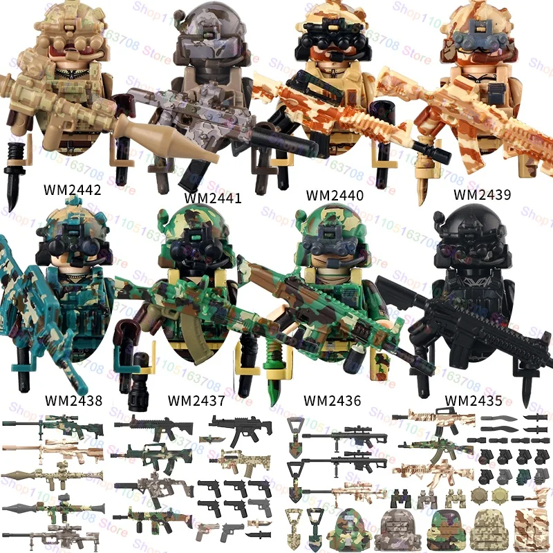 ตุ๊กตาทหาร MOC แอคชั่นฟิกเกอร์ - Lego Minifigure Holder บทวิจารณ์และราคา
