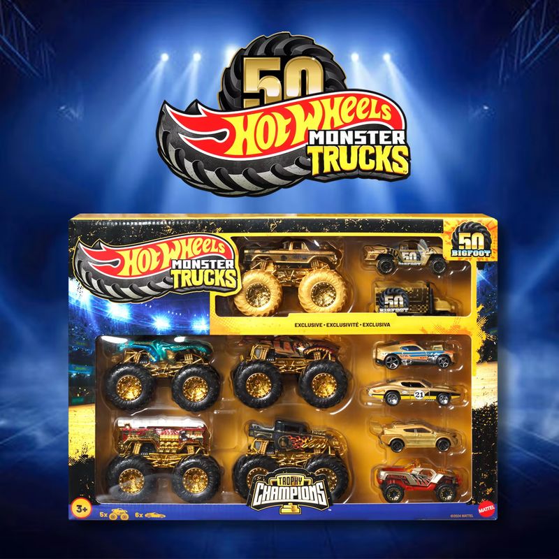 รถโมเดลโลหะผสมรุ่นลิมิเต็ดอิดิ - Hot Wheels Car Monster Trucks บทวิจารณ์และราคา