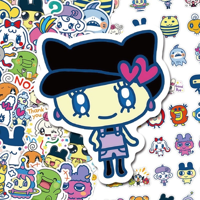 สติกเกอร์ตกแต่งลายกราฟฟิตี้สีส - Bandai Model Tamagotchi บทวิจารณ์และราคา
