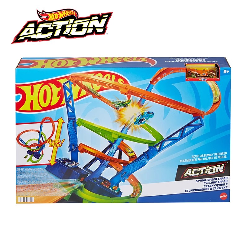 ล้อร้อนไฟฟ้า Whirlwind Impact  - Hot Wheels Car Track Sets บทวิจารณ์และราคา