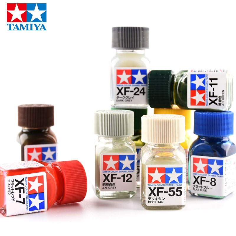 สีทามิยะเคลือบสีแบน XF25-XF71  - Tamiya Model Paint Set บทวิจารณ์และราคา
