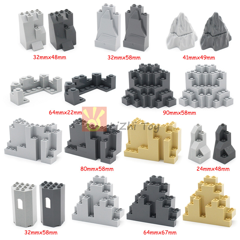 MOC อิฐปราสาท Mountain Rockery - Lego Set Creator บทวิจารณ์และราคา
